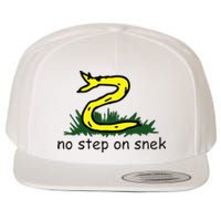 No Step On Wool Snapback Cap