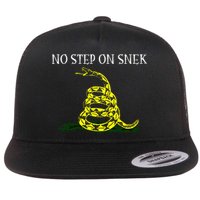 No Step On Snek  Flat Bill Trucker Hat