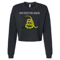 No Step On Snek  Cropped Pullover Crew
