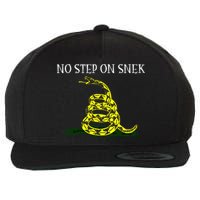 No Step On Snek  Wool Snapback Cap
