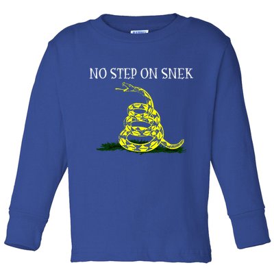 No Step On Snek  Toddler Long Sleeve Shirt