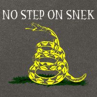No Step On Snek  Cotton Canvas Backpack