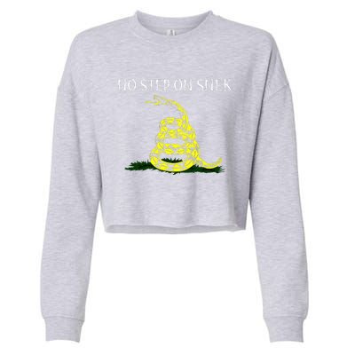 No Step On Snek  Cropped Pullover Crew