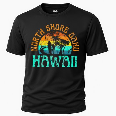 North Shore Oahu Hawaii Surf Beach Surfer Waves Performance Shirt