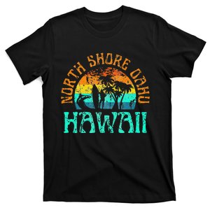 North Shore Oahu Hawaii Surf Beach Surfer Waves T-Shirt