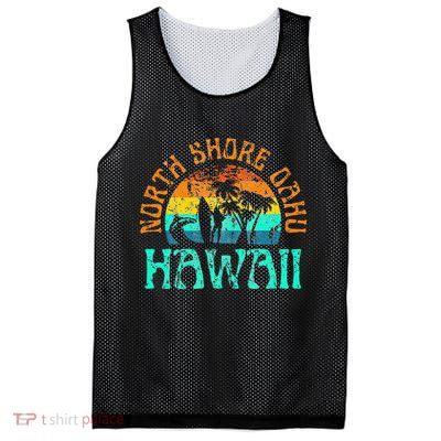 North Shore Oahu Hawaii Surf Beach Surfer Waves Mesh Reversible Basketball Jersey Tank
