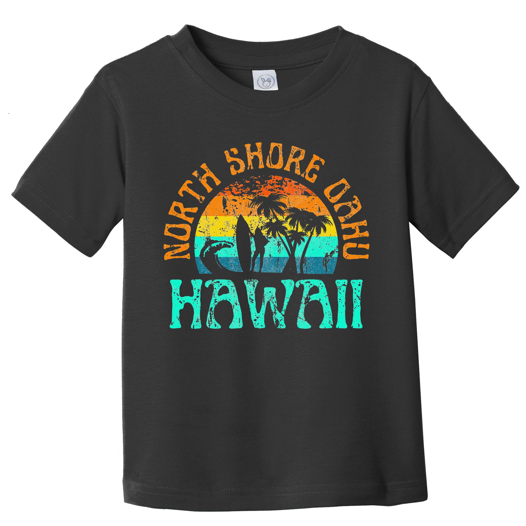North Shore Oahu Hawaii Surf Beach Surfer Waves Toddler T-Shirt