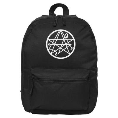 Necronomicon Sigil Of The Gateway Occult Symbol Cthulhu 16 in Basic Backpack