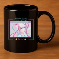 Needy Streamer Overload Kangel Japanese Anime Kawaii Girl 11oz C Handle Ceramic Mug