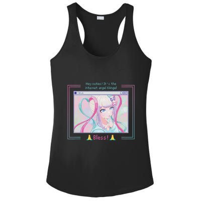 Needy Streamer Overload Kangel Japanese Anime Kawaii Girl Ladies PosiCharge Competitor Racerback Tank