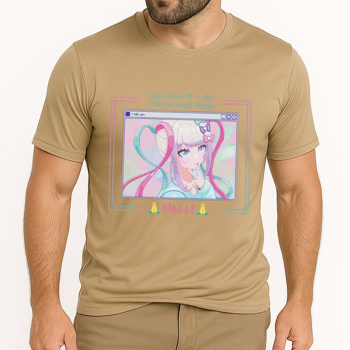 Needy Streamer Overload Kangel Japanese Anime Kawaii Girl Cooling Performance Crew T-Shirt