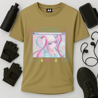 Needy Streamer Overload Kangel Japanese Anime Kawaii Girl Cooling Performance Crew T-Shirt