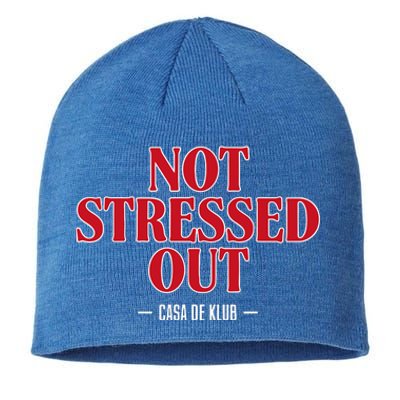 Not Stressed Out Casa De Klub Sustainable Beanie