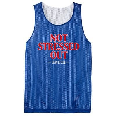 Not Stressed Out Casa De Klub Mesh Reversible Basketball Jersey Tank