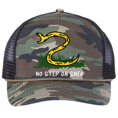 No Step On Funny Parody Meme Retro Rope Trucker Hat Cap