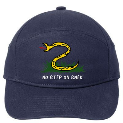 No Step On Funny Parody Meme 7-Panel Snapback Hat