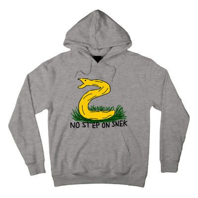 No Step On S.N.E.K Funny Bad Drawing Snake Parody Tall Hoodie