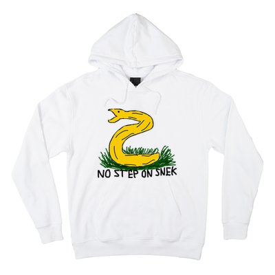 No Step On S.N.E.K Funny Bad Drawing Snake Parody Hoodie