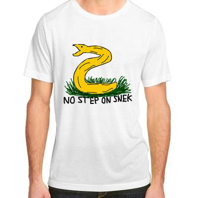 No Step On S.N.E.K Funny Bad Drawing Snake Parody Adult ChromaSoft Performance T-Shirt