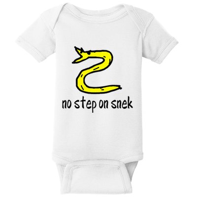 No Step On S.N.E.K Baby Bodysuit
