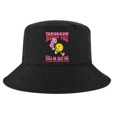 National Suicide Prevention Lifeline Tomorrow Needs You 988 Cool Comfort Performance Bucket Hat