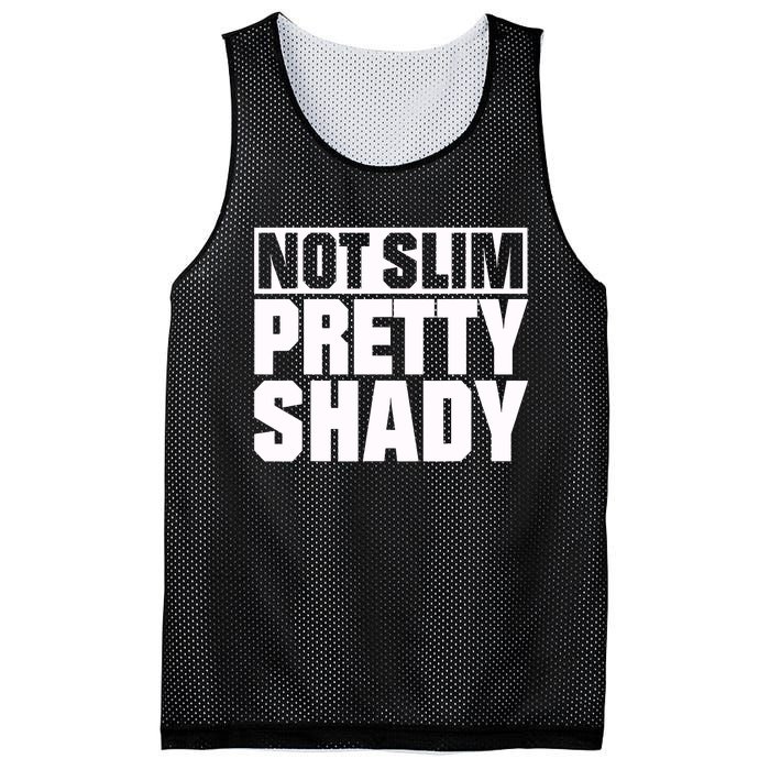 Not Slim Pretty Shady Mesh Reversible Basketball Jersey Tank