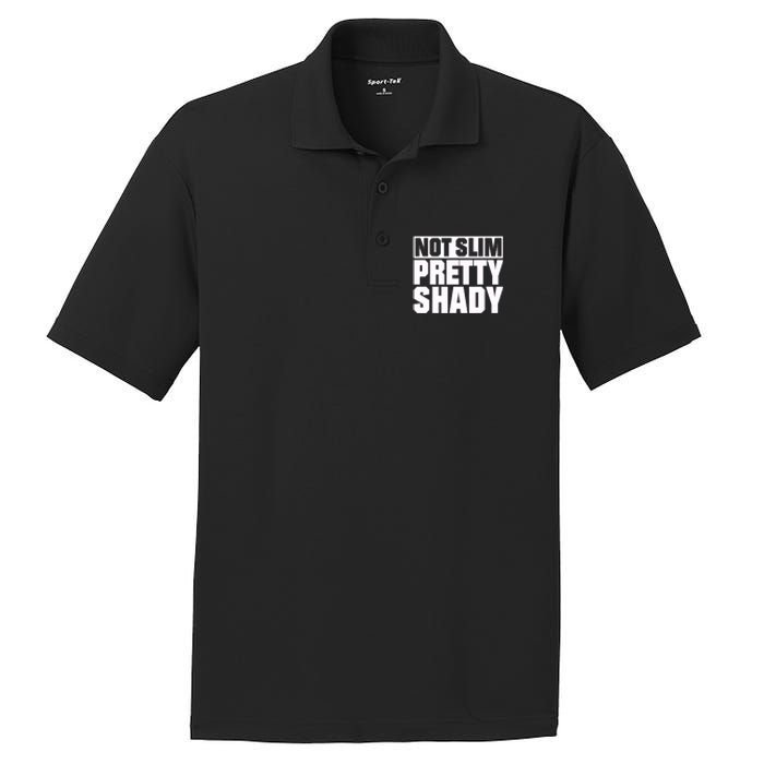 Not Slim Pretty Shady PosiCharge RacerMesh Polo