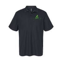 Nurse St Patricks Day Shamrock Heart Beat Lucky Nurse Softstyle Adult Sport Polo