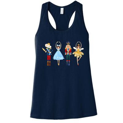 Nutcracker Sugar Plum Fairy Christmas 2022 Gift Women's Racerback Tank