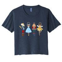 Nutcracker Sugar Plum Fairy Christmas 2022 Gift Women's Crop Top Tee