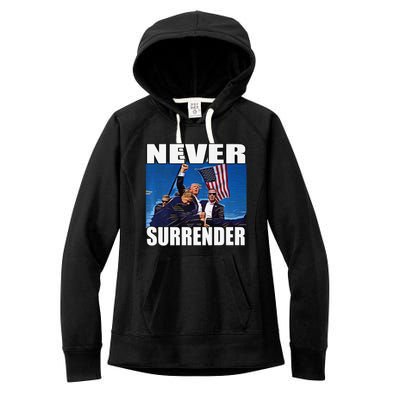 Never Surrender Premium Women's Fleece Hoodie