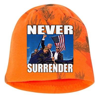 Never Surrender Premium Kati - Camo Knit Beanie