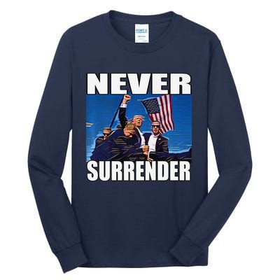 Never Surrender Premium Tall Long Sleeve T-Shirt