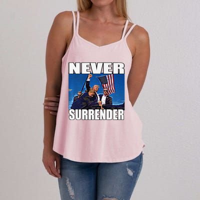 Never Surrender Premium Women's Strappy Tank