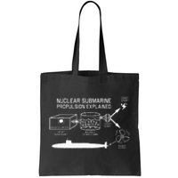 Nuclear Submarine Propulsion Funny Diagram Tote Bag