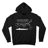 Nuclear Submarine Propulsion Funny Diagram Tall Hoodie