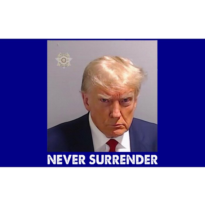 Never Surrender Pro Trump Bumper Sticker