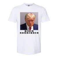 Never Surrender Pro Trump Softstyle CVC T-Shirt