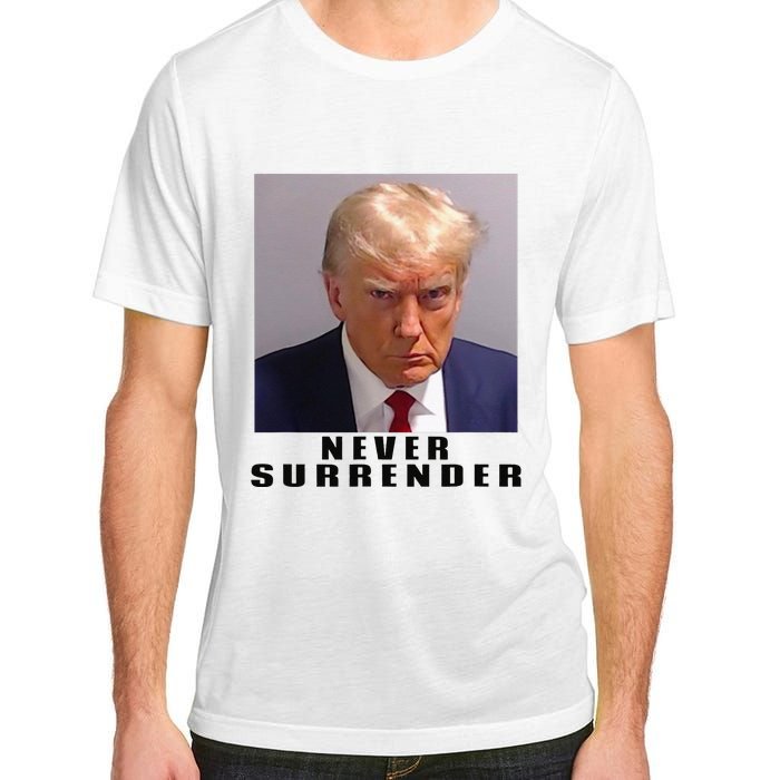 Never Surrender Pro Trump Adult ChromaSoft Performance T-Shirt