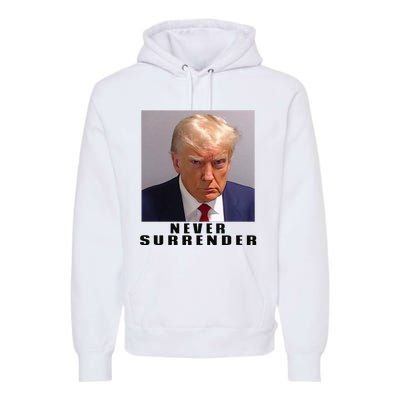 Never Surrender Pro Trump Premium Hoodie