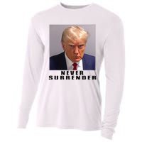 Never Surrender Pro Trump Cooling Performance Long Sleeve Crew