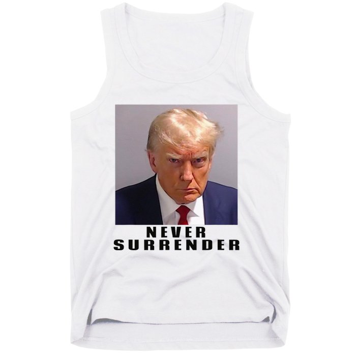 Never Surrender Pro Trump Tank Top