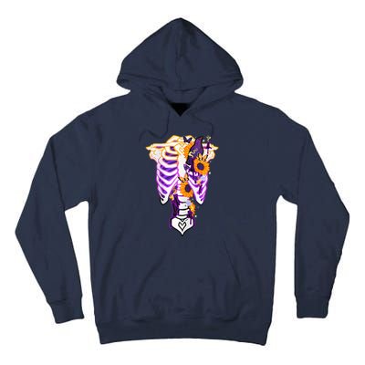 Nonbinary Subtle Pride Ribcage Lgbtq Pride Sunflower Tall Hoodie