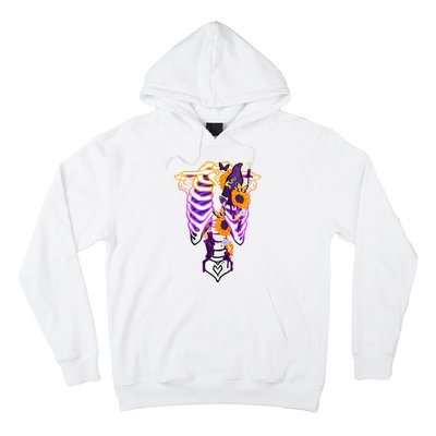 Nonbinary Subtle Pride Ribcage Lgbtq Pride Sunflower Hoodie