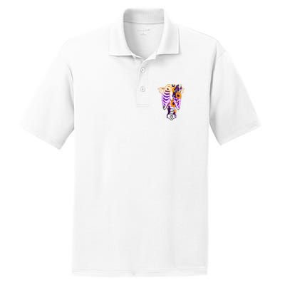 Nonbinary Subtle Pride Ribcage Lgbtq Pride Sunflower PosiCharge RacerMesh Polo