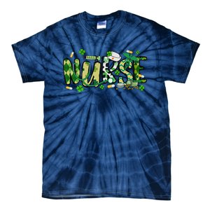 Nurse St Patricks Day Tie-Dye T-Shirt