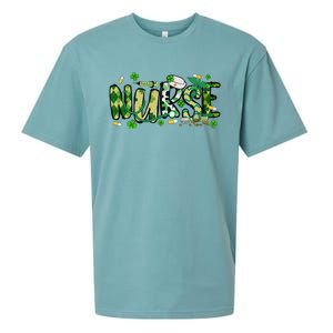 Nurse St Patricks Day Sueded Cloud Jersey T-Shirt