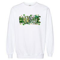 Nurse St Patricks Day Garment-Dyed Sweatshirt