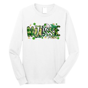 Nurse St Patricks Day Long Sleeve Shirt