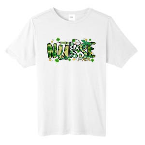 Nurse St Patricks Day Tall Fusion ChromaSoft Performance T-Shirt